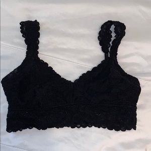 Aerie black bralette worn once size M